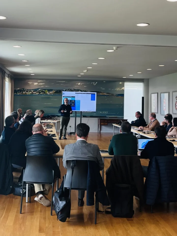 business meeting presentation conference room